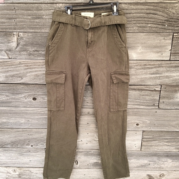 PacSun Los Angeles army green cargo pocket pants size 24 - Picture 1 of 12